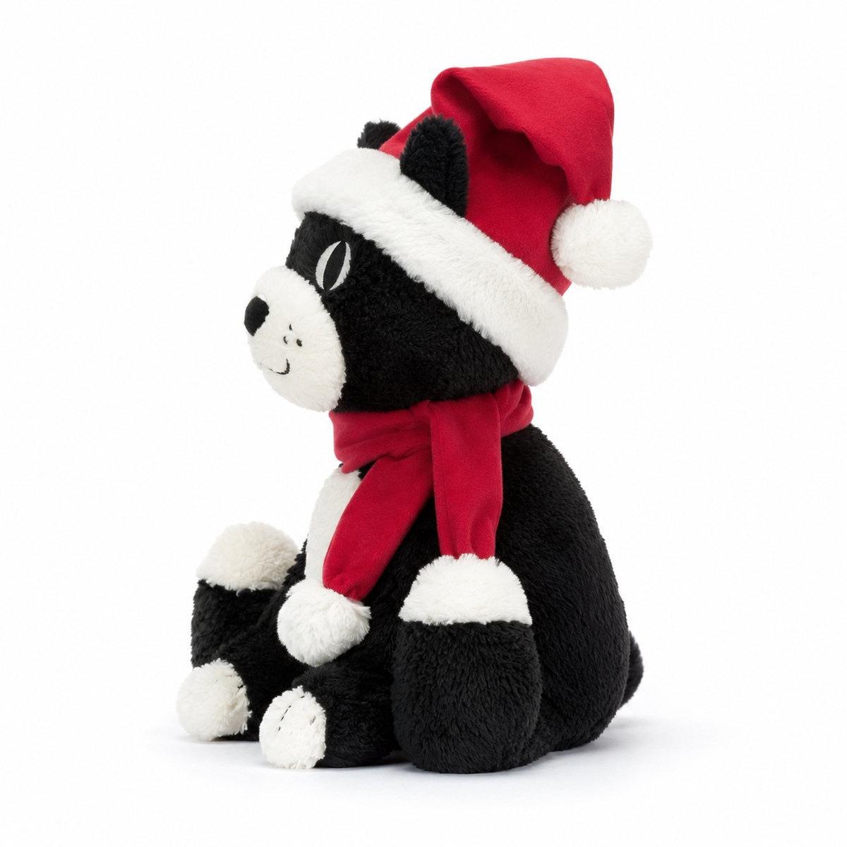 Christmas Lucky Cat Plush Toy – 33cm