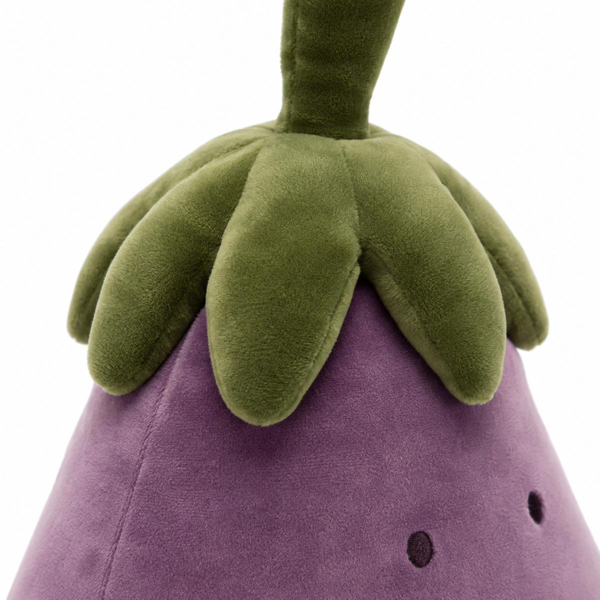 Lively Eggplant Plush Toy – 17cm & 40cm