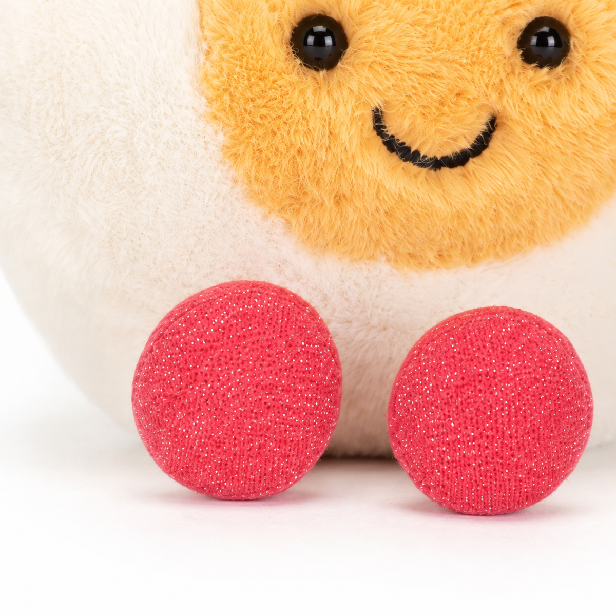 Love Boiled Egg Heart Plush Toy – 15cm