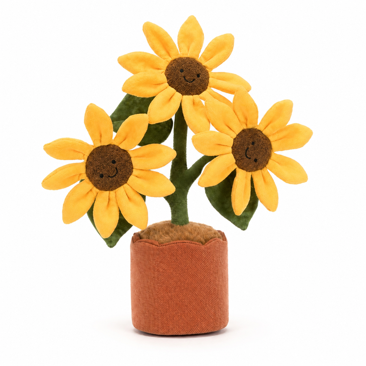 Sunflower Bouquet Plush Toy – 30cm