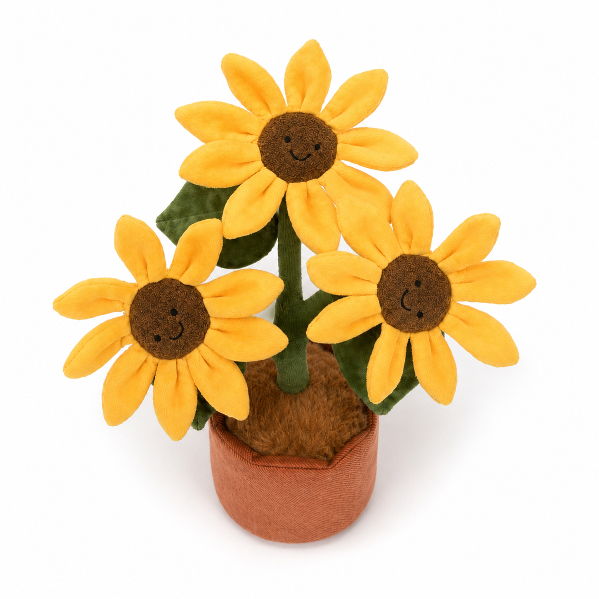 Sunflower Bouquet Plush Toy – 30cm