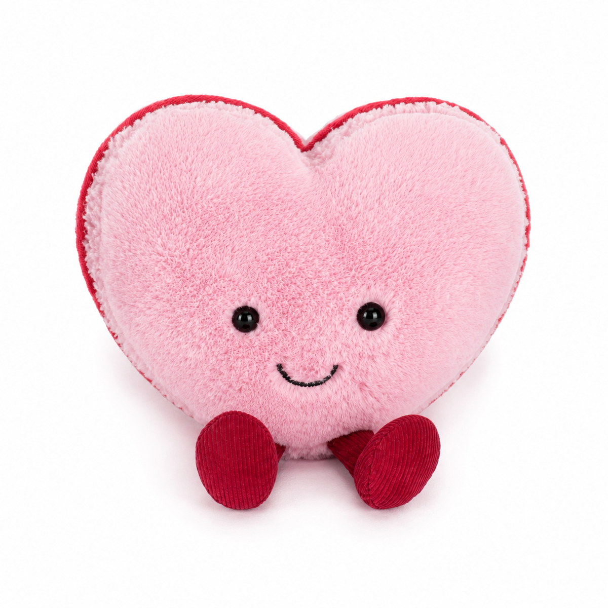 Love Macaron Pink Heart Plush Toy – 15cm