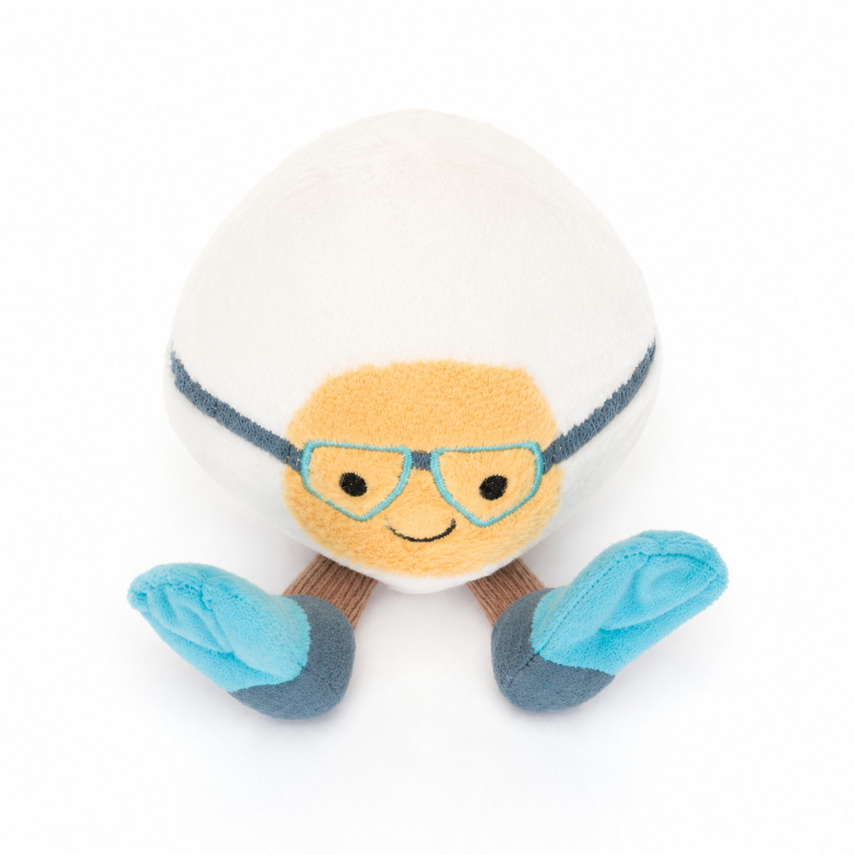 Diving Boiled Egg Plush Toy – 14cm
