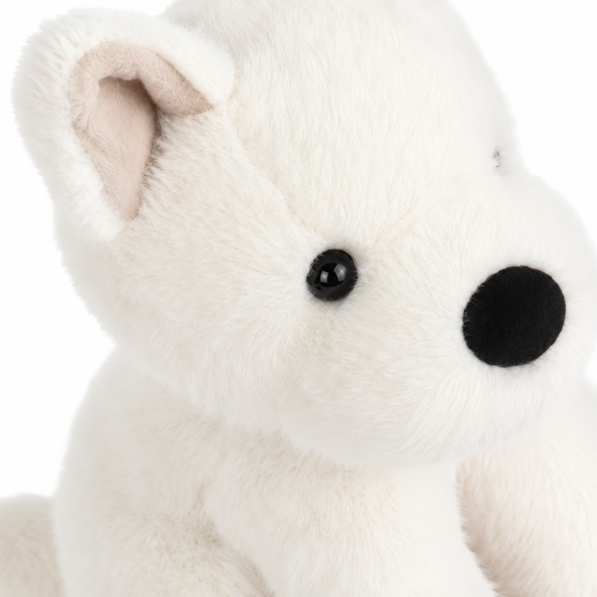 White Dog Plush Toy
