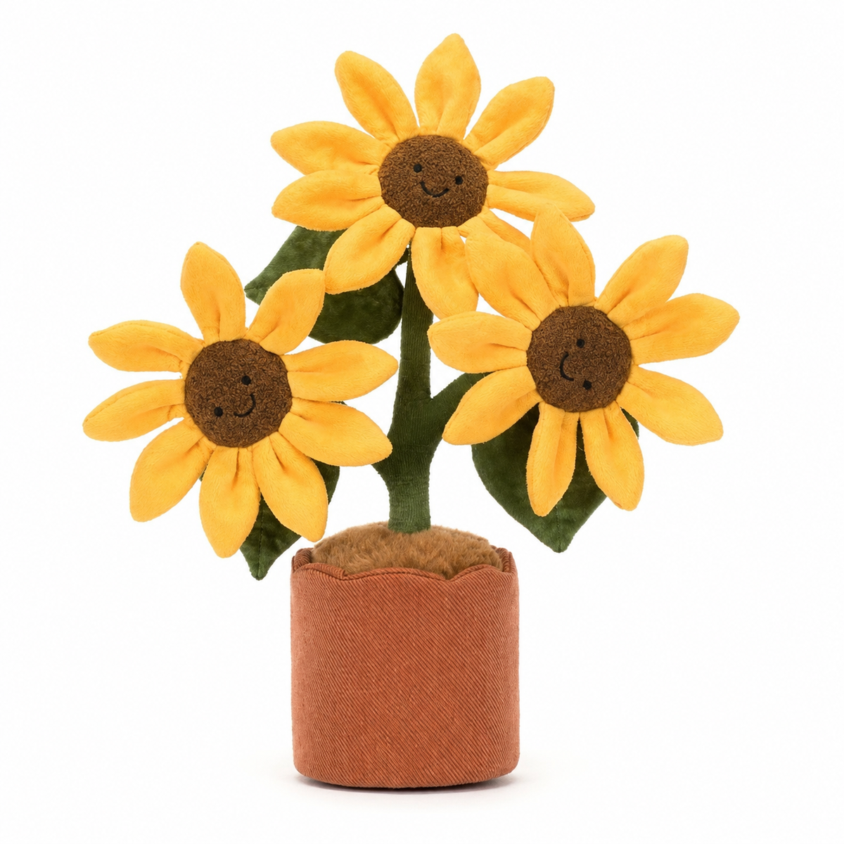 Sunflower Bouquet Plush Toy – 30cm