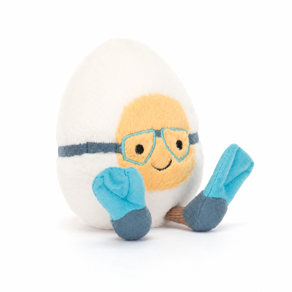 Diving Boiled Egg Plush Toy – 14cm