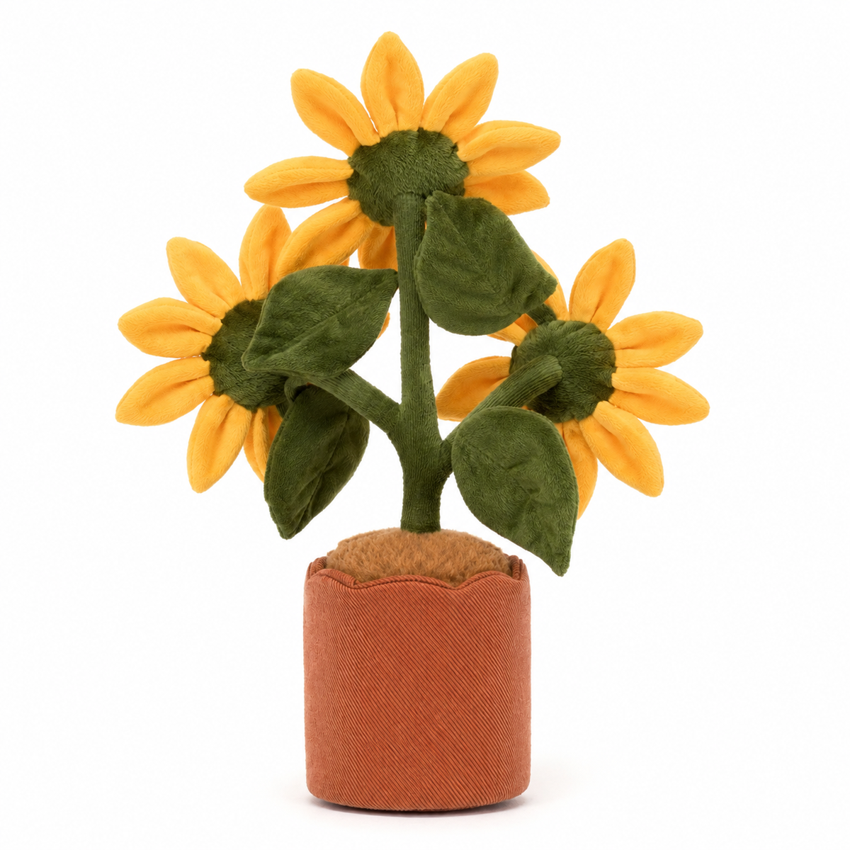 Sunflower Bouquet Plush Toy – 30cm