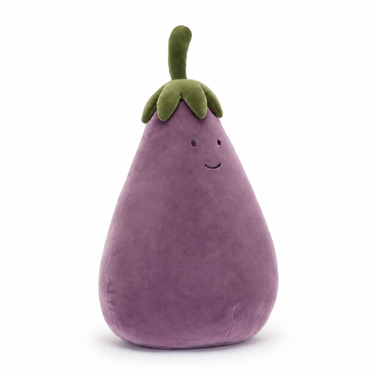 Lively Eggplant Plush Toy – 17cm & 40cm