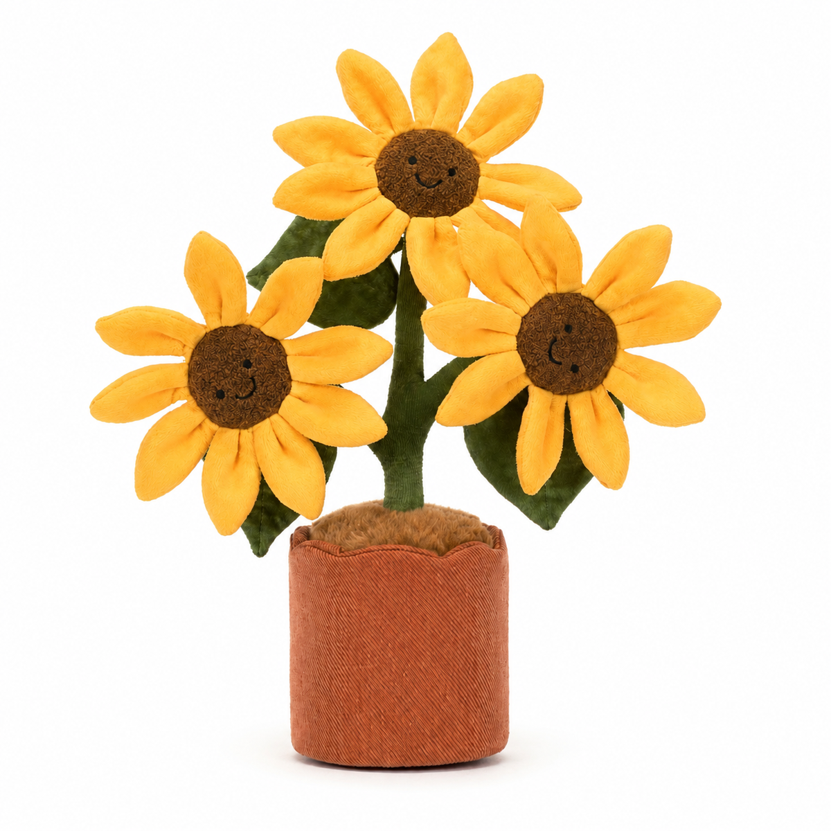 Sunflower Bouquet Plush Toy – 30cm