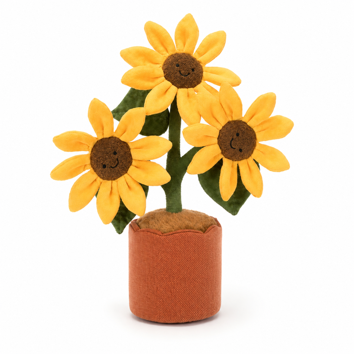 Sunflower Bouquet Plush Toy – 30cm