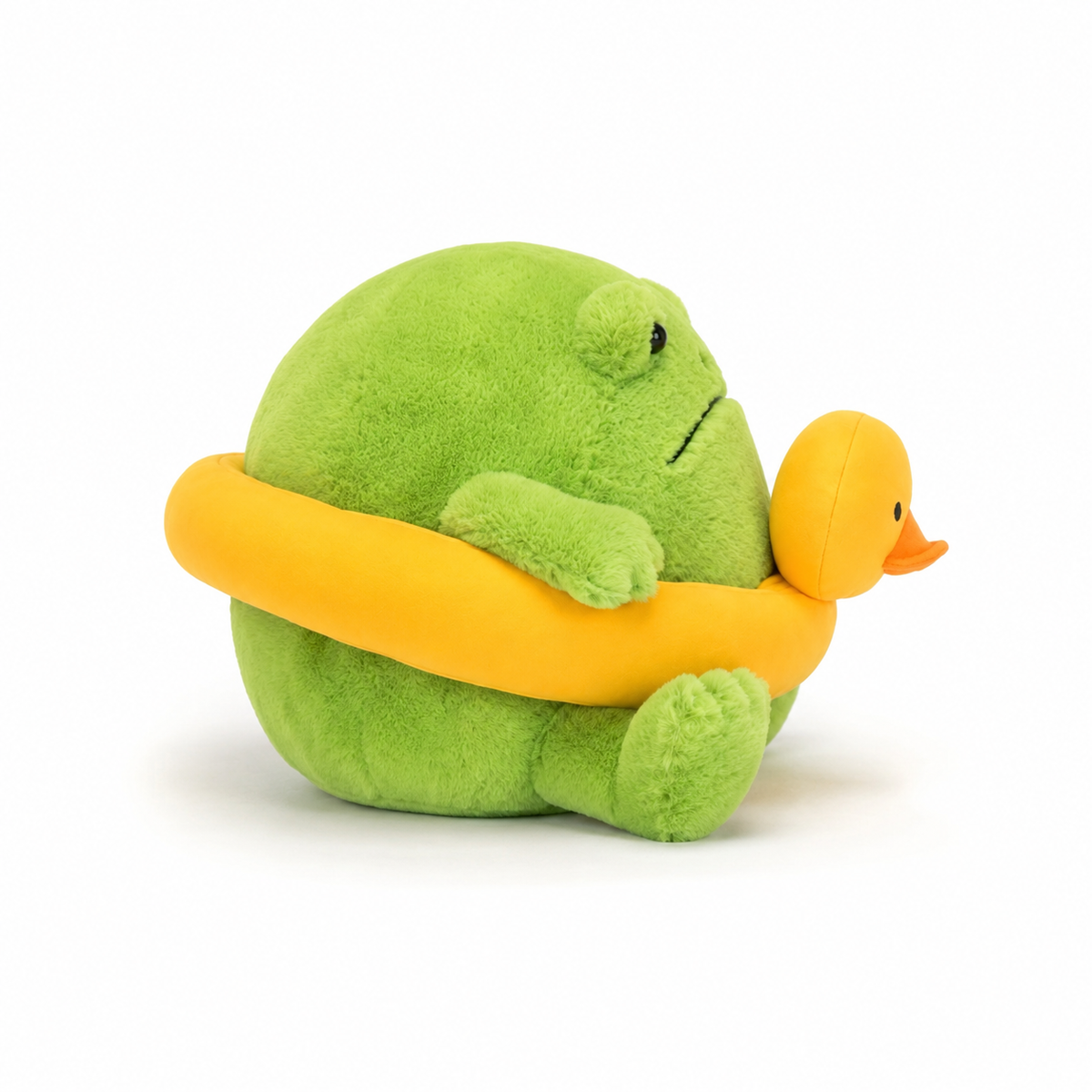 Swimming Ring Rain Frog Plush Toy – 15cm