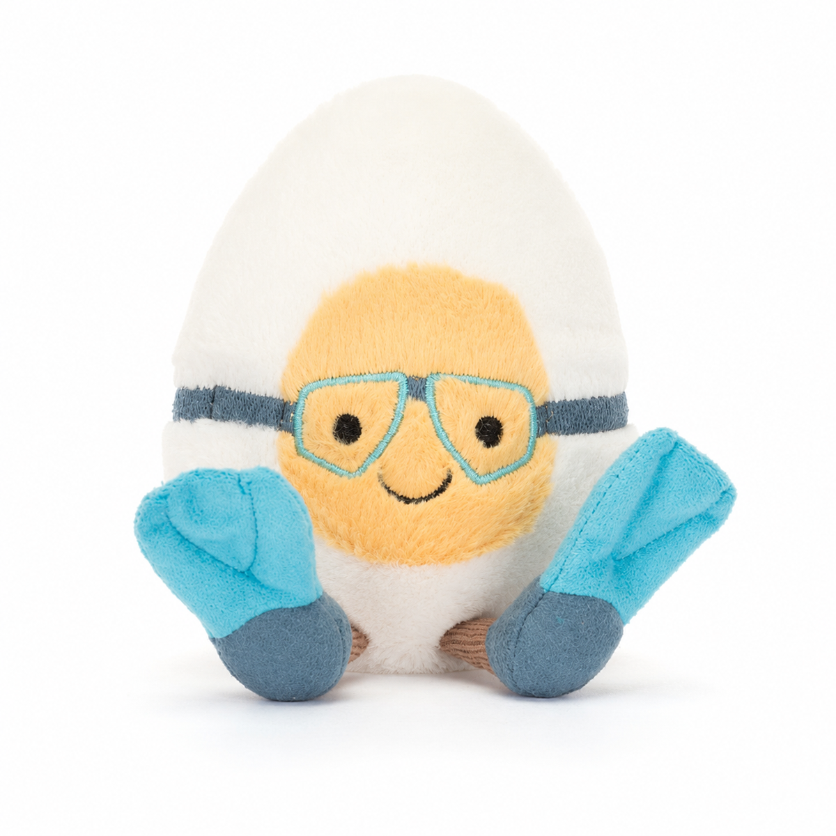 Diving Boiled Egg Plush Toy – 14cm