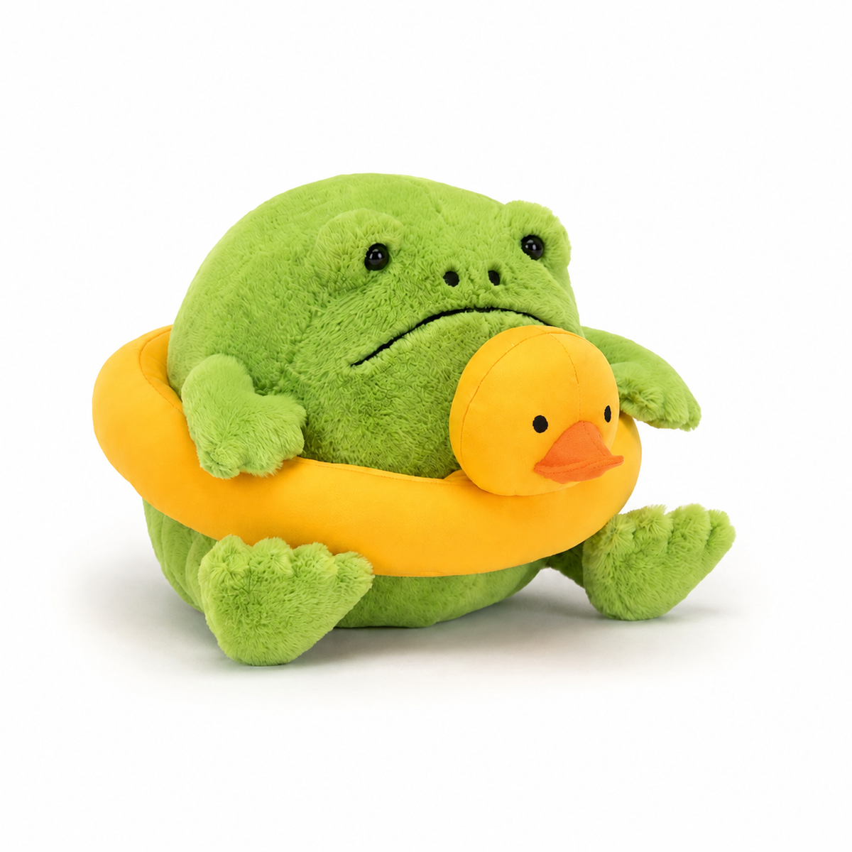 Swimming Ring Rain Frog Plush Toy – 15cm