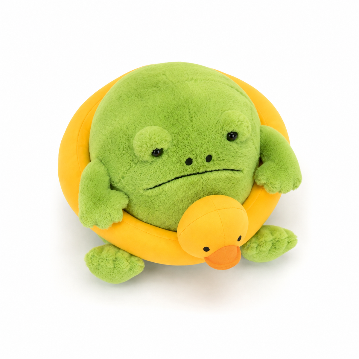 Swimming Ring Rain Frog Plush Toy – 15cm