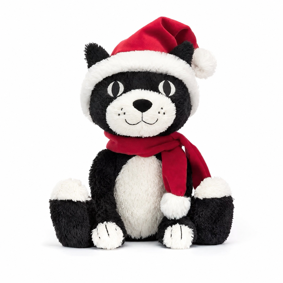 Christmas Lucky Cat Plush Toy – 33cm