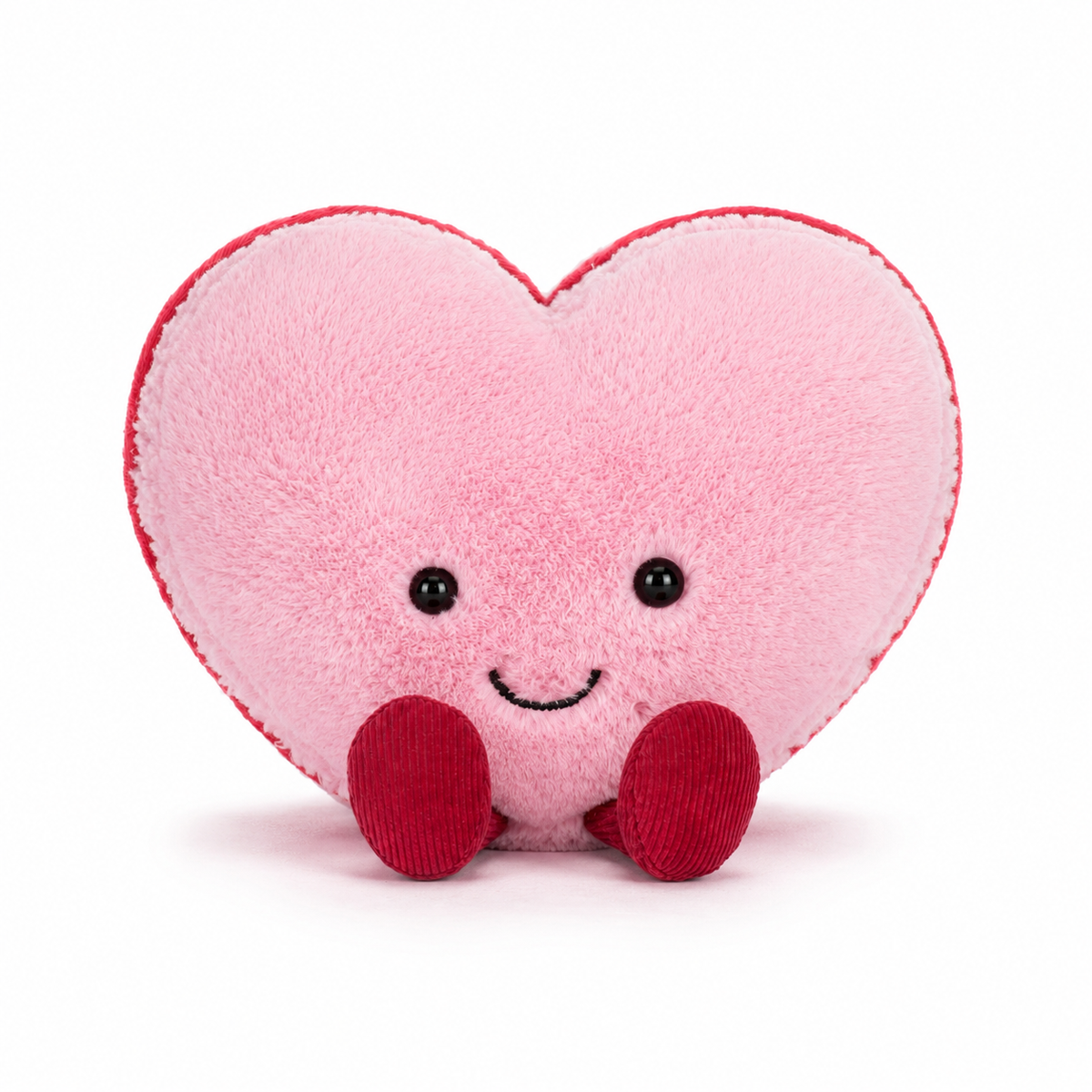 Love Macaron Pink Heart Plush Toy – 15cm