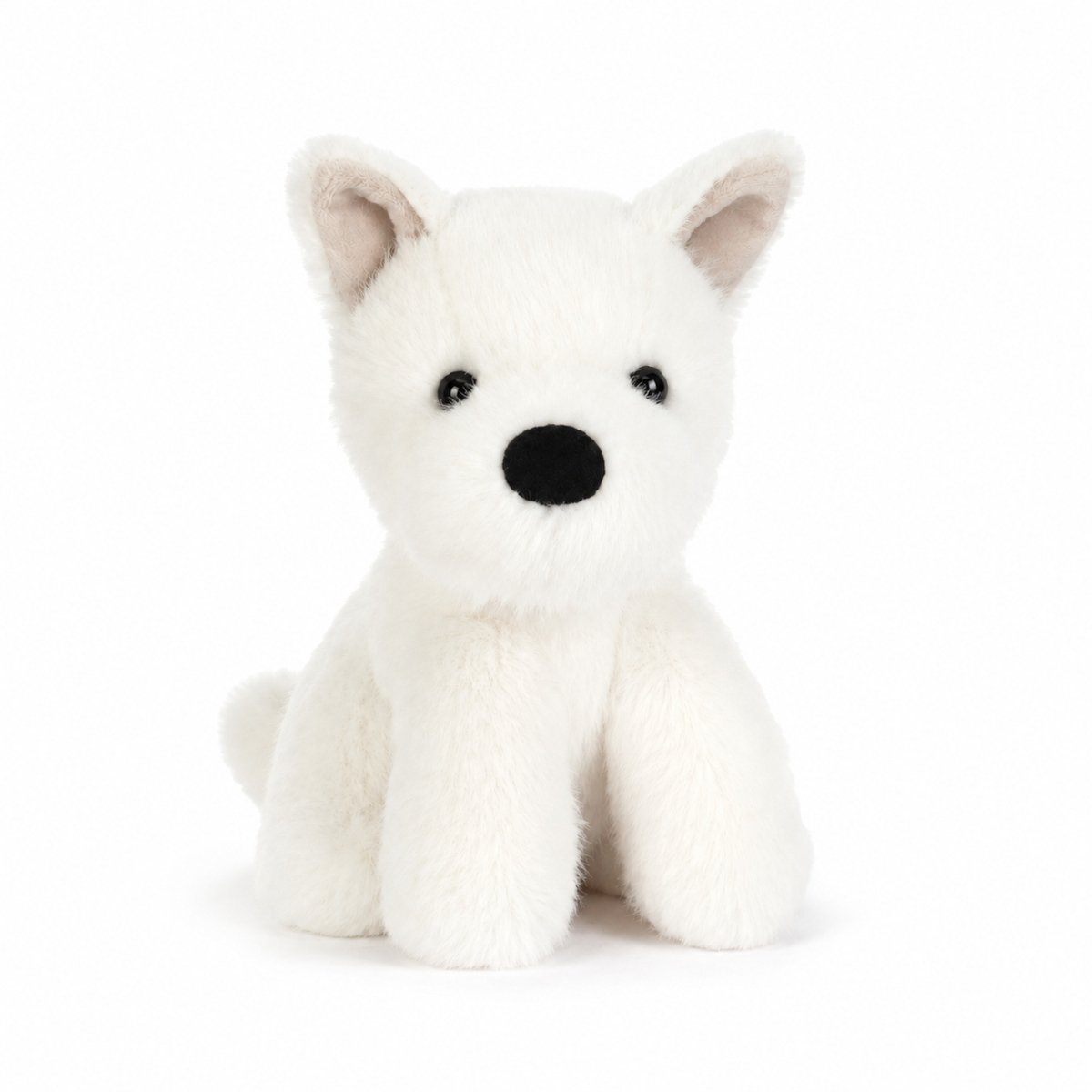 White Dog Plush Toy