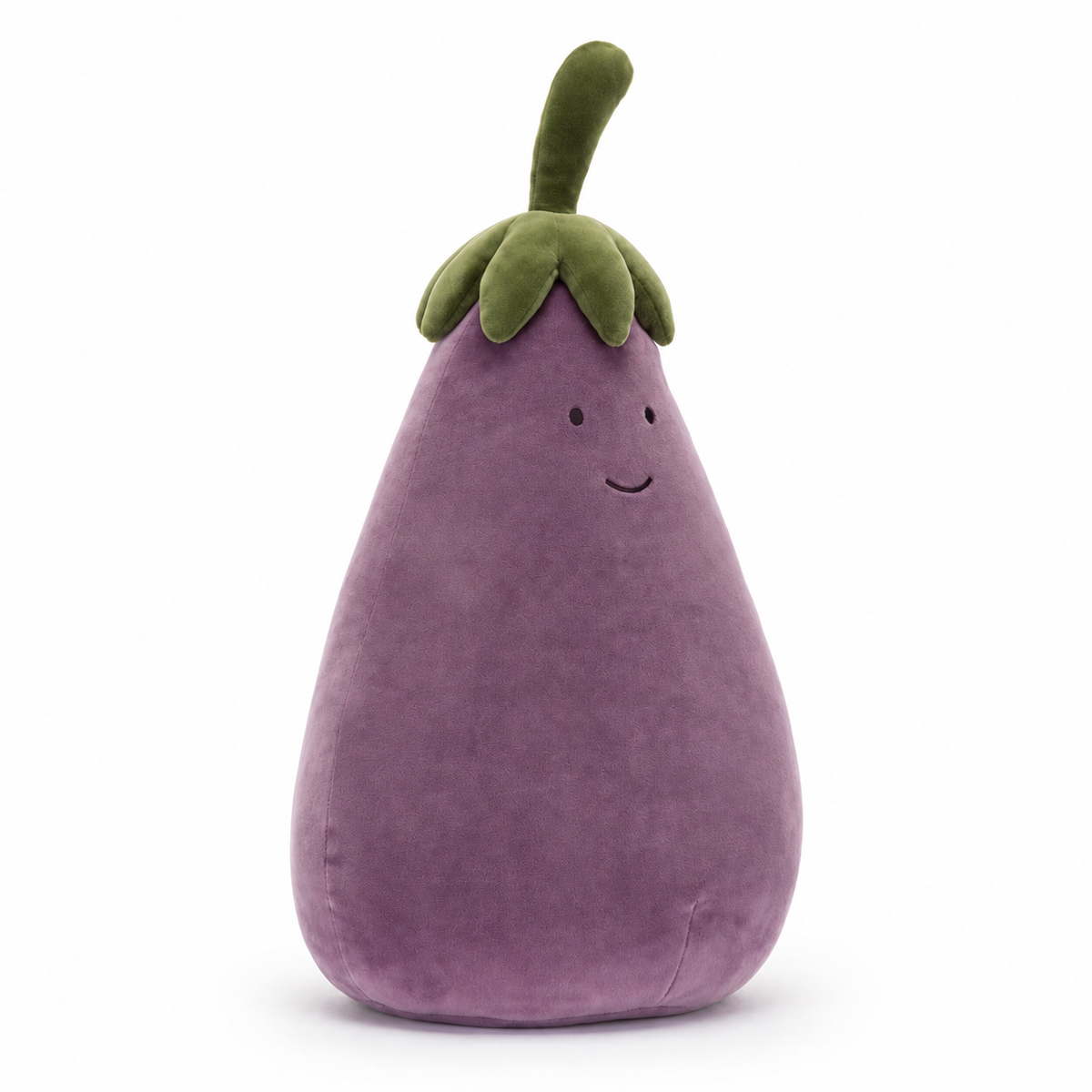 Lively Eggplant Plush Toy – 17cm & 40cm