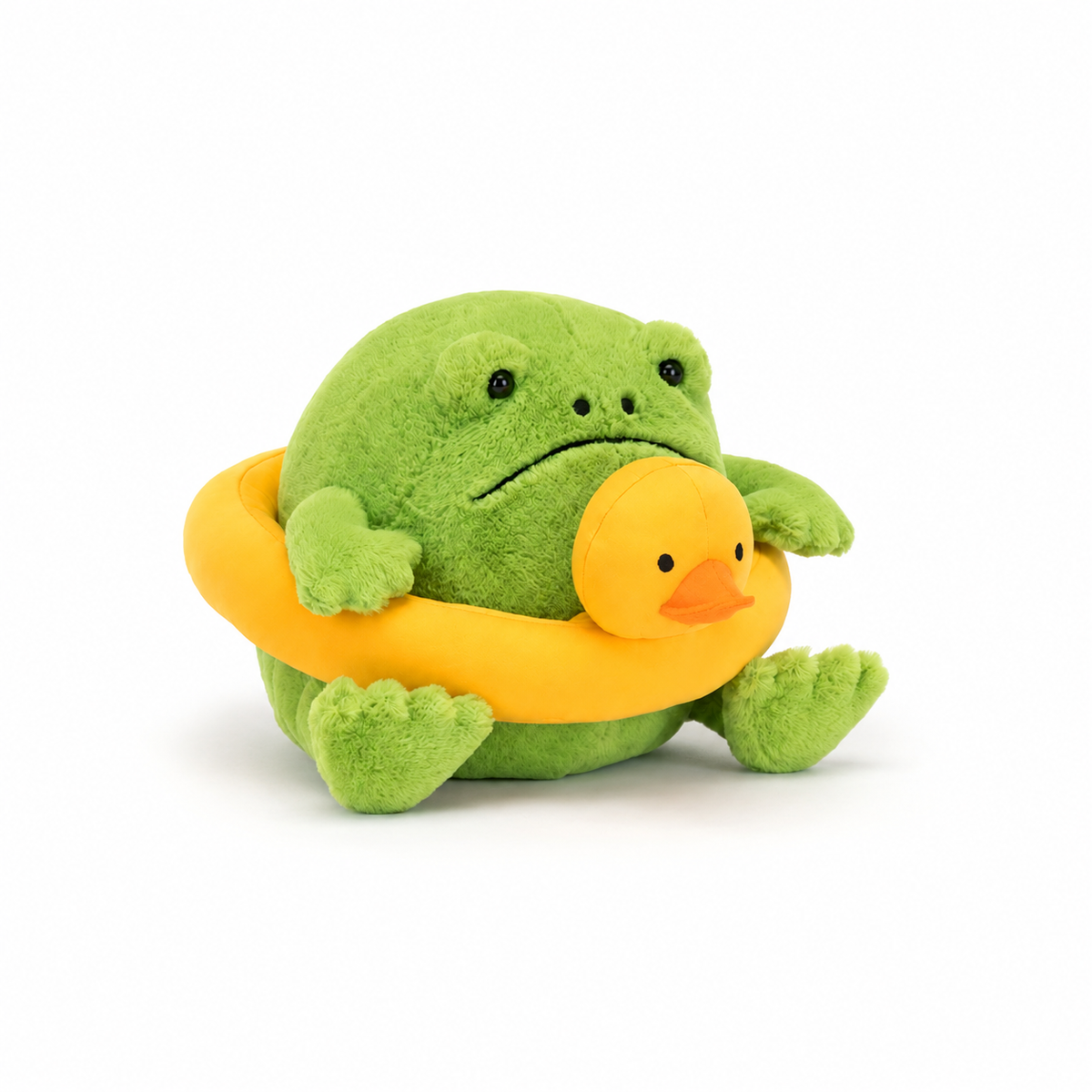 Swimming Ring Rain Frog Plush Toy – 15cm