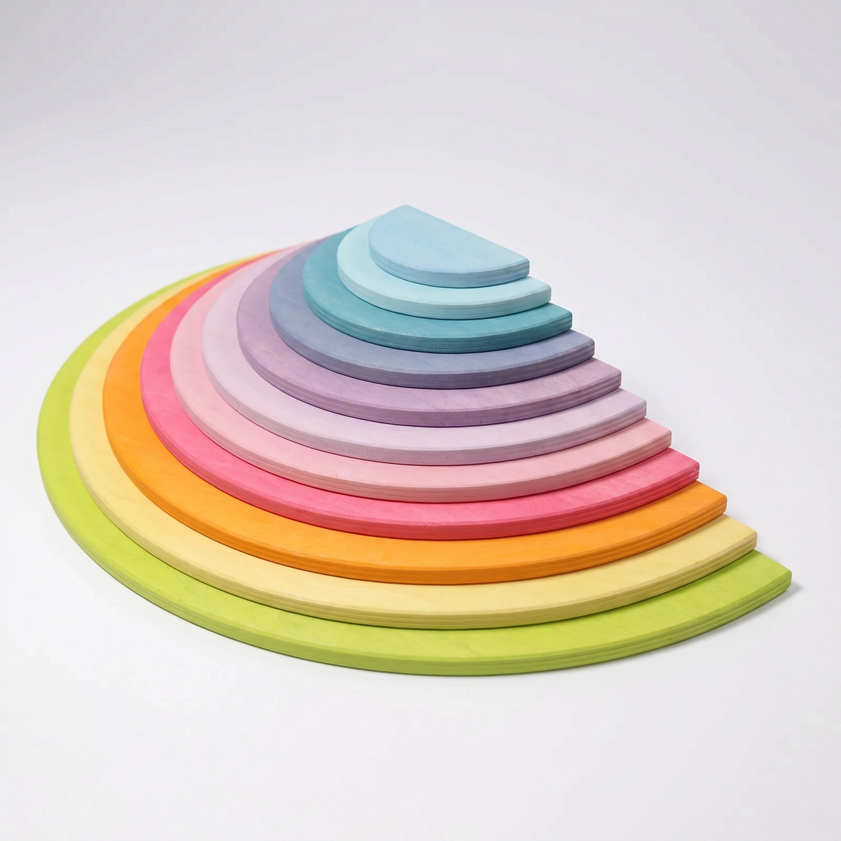 Wooden Pastel Semi Circle Set