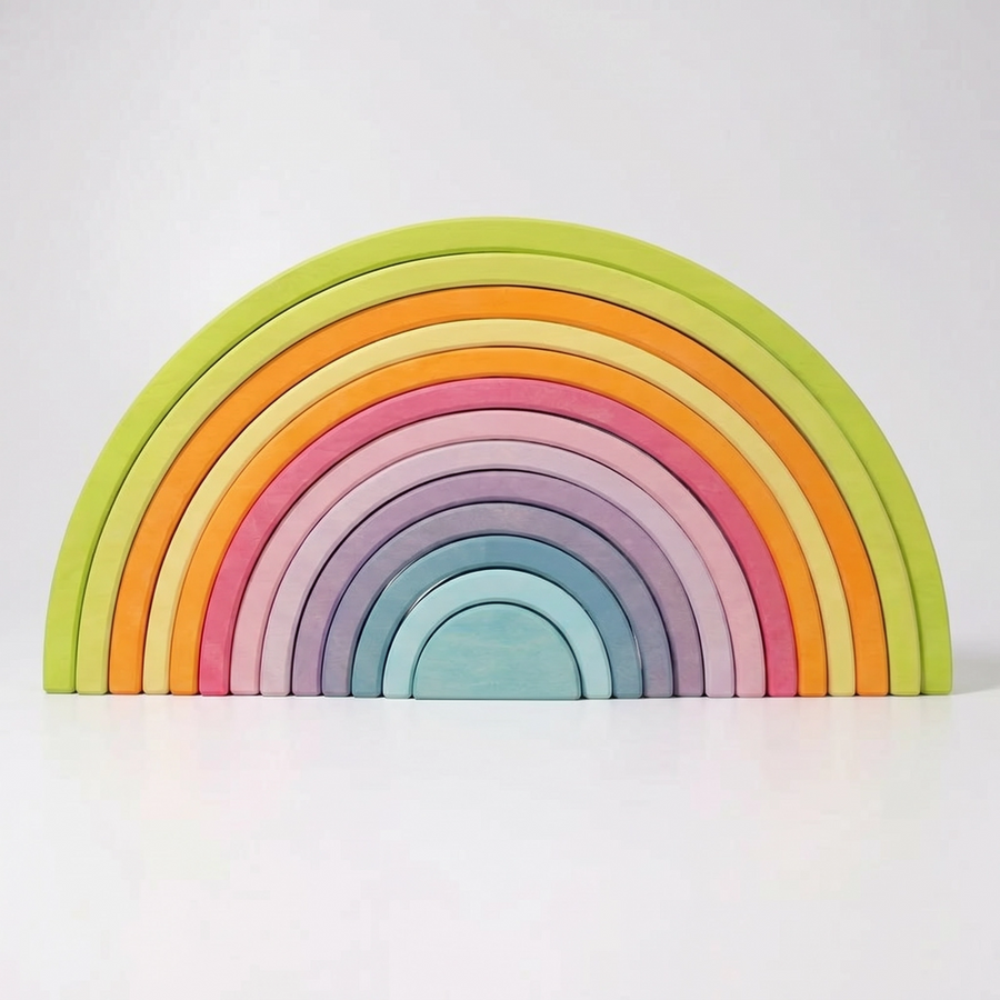 Wooden Pastel Semi Circle Set